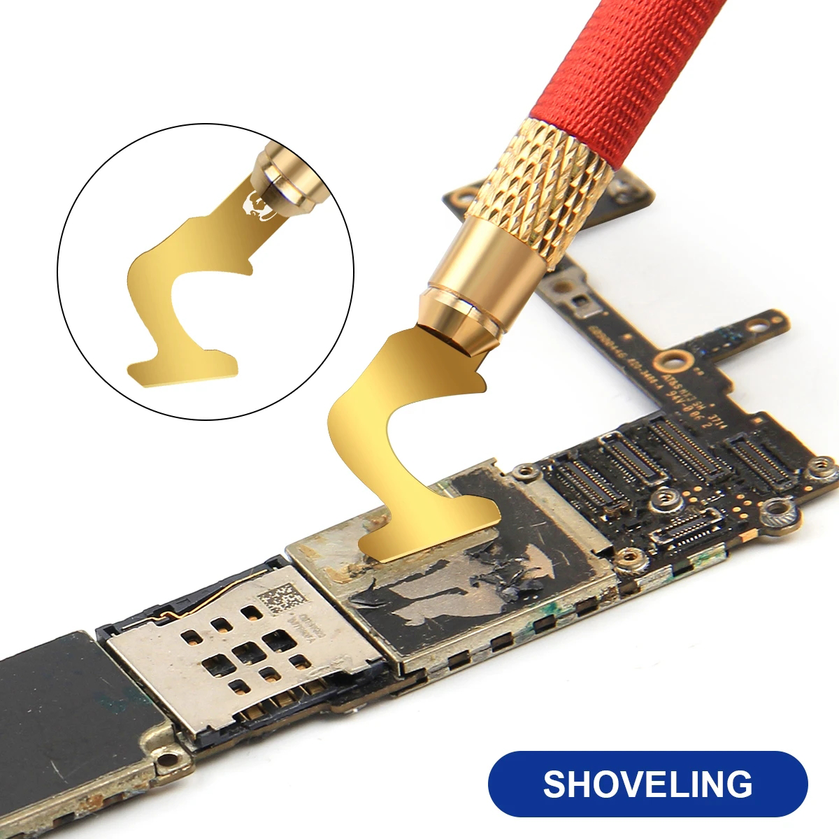 MECHANIC 004 Non-Slip Metal Scalpel Knife Kit Cutter Engraving Craft Carving Knives Blades Phone PCB Stencil Repair Hand Tools