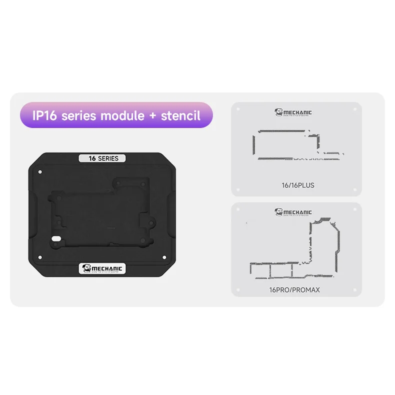 MECHANIC Mid-Layer Planting Tin Template For iPhone X XS 11 12 13 14 15 16 Pro Max Motherboard BGA Reballing Stencil Platform