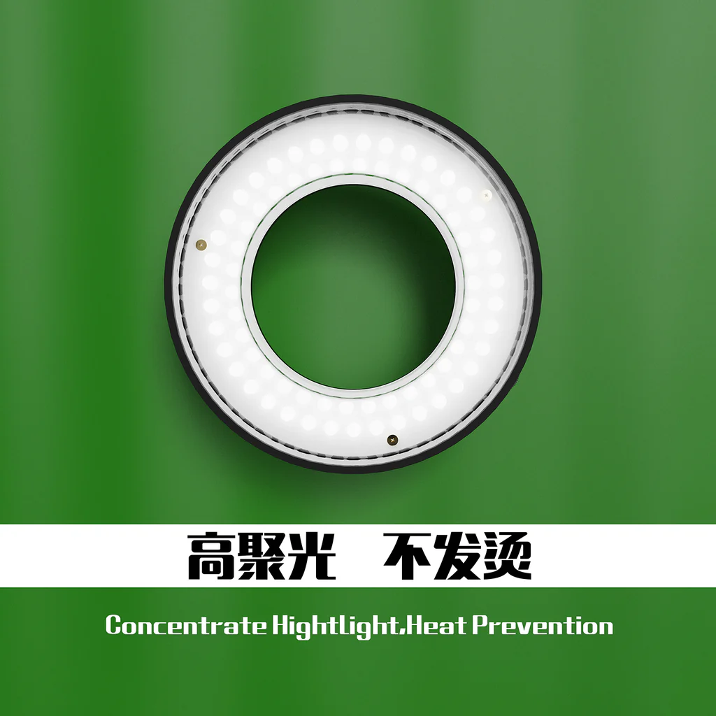 2UUL MS98 Lamp Beads Ring Adjustable Brightness LED Light for Industrial Stereo Microscope Lab Soldering Microscope Repair Tool