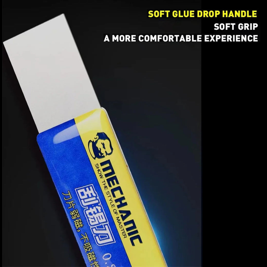 MECHANIC X20 X22 High Toughness Tin Scraper Thickness 0.20mm Mobile Phone Repair Solder Paste Scraping Knife