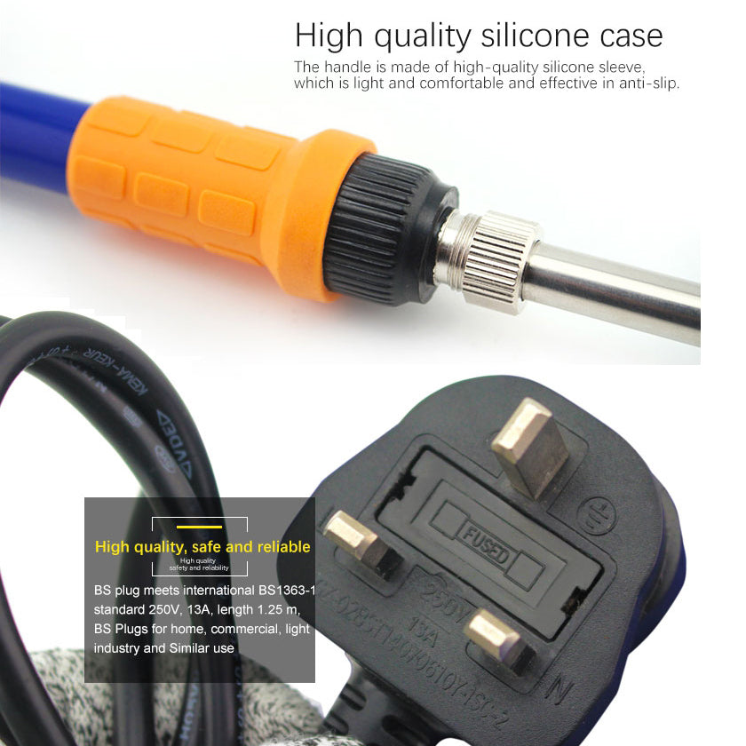 MECHANIC HK-8506D smd hot air rework station Digital Display Welding Station With Soldering Iron hot air gun For Phone Repair