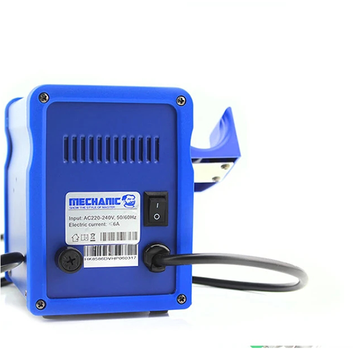 Solder Station Smd Rework Station MECHANIC HK-8587D Hot Air Gun Soldering Station 2 in 1 LED Quiet Desoldering Lead-Free Repair