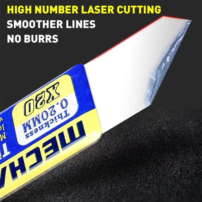 MECHANIC X20 X22 High Toughness Tin Scraper Thickness 0.20mm Mobile Phone Repair Solder Paste Scraping Knife