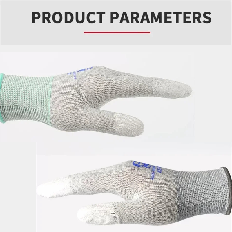 MECHANIC AS02 Anti-static Carbon Fiber Gloves PU Coating Layer Mobile Phone Electronic Parts Repair Protective Gloves