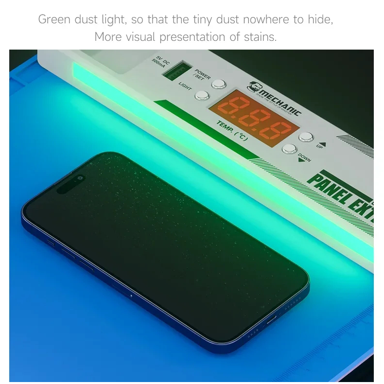 MECHANIC CP14/CP14+ LCD Screen Separator 14-Inch Workspace 150W Smart-Temp Heating 5-Level LED Brightness Tool Storage