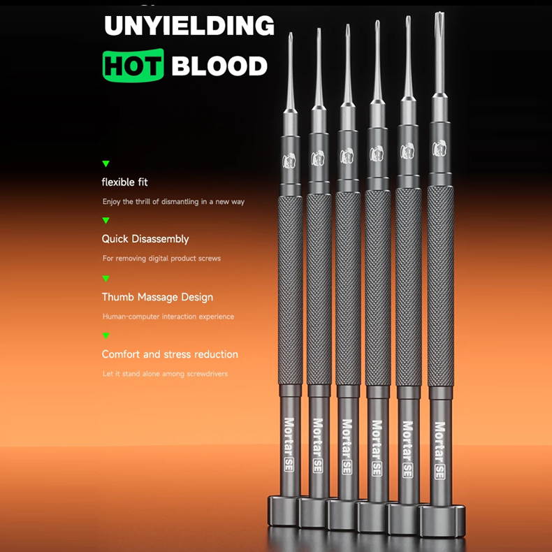 MECHANIC Mortar SE Precision Screwdriver For iPhone Android Phone Disassembly Special Clock and Glasses Repair Tool Screwdriver