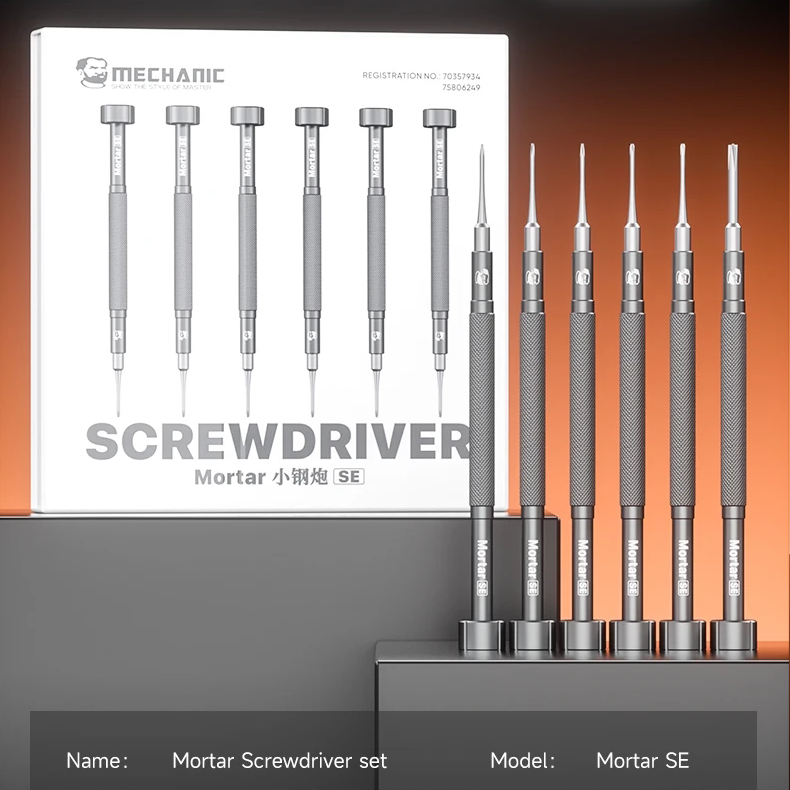 MECHANIC Mortar SE Precision Screwdriver For iPhone Android Phone Disassembly Special Clock and Glasses Repair Tool Screwdriver