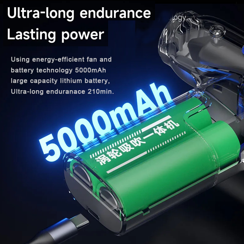 MECHANIC DB10 blowing and suction integrated turbine dust removal fan graphics card keyboard mobile phone computer cleaning tool