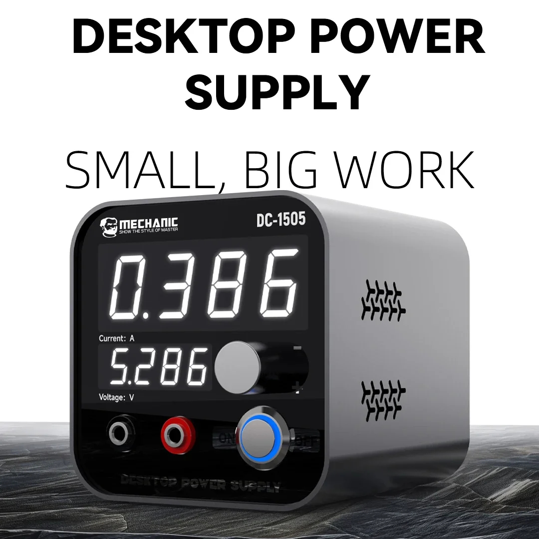 Mechanic DC-1505 Intelligent Supply Desktop Power Universal interface Large Number Display Fast Charging Small Size Big Work