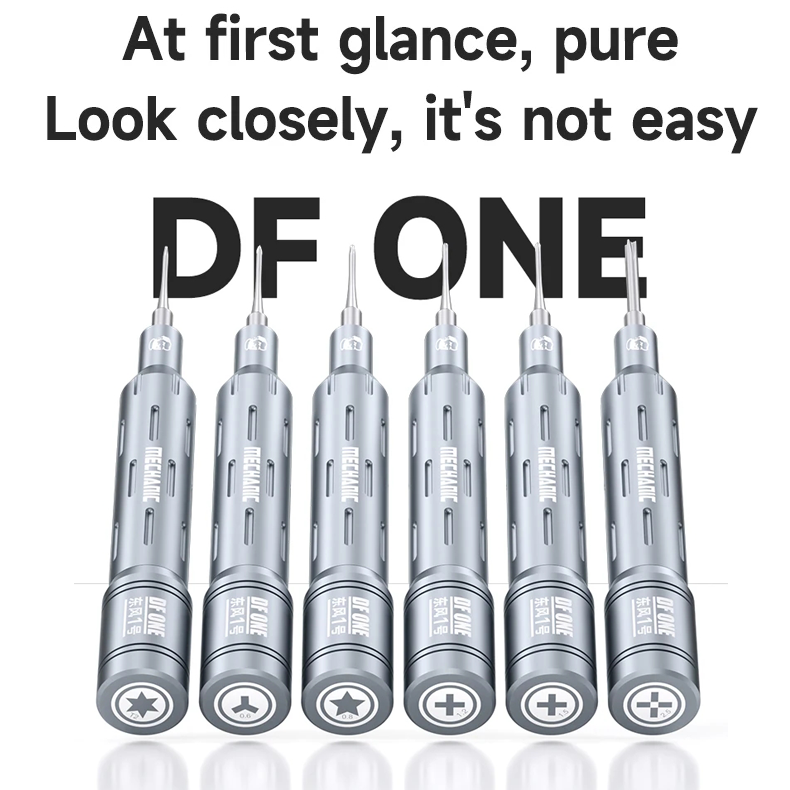 MECHANIC DF ONE 2D Precision Screwdriver Hardness Steel Disassembly Tools Kit For Mobile Phone computer Repair