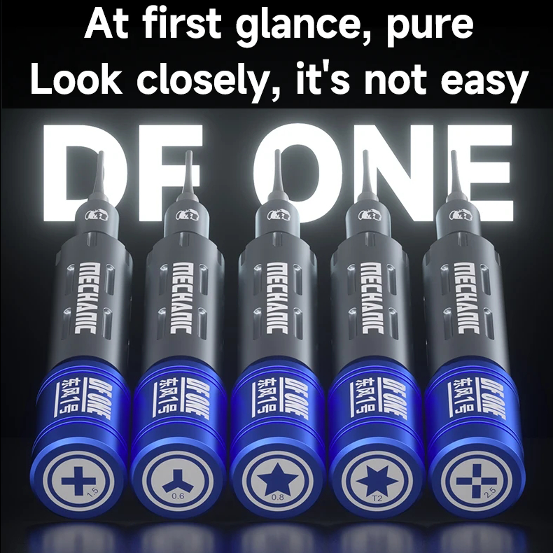 MECHANIC DF ONE 3D precision magnetic screwdriver Hardness steel disassembly kit Mobile phone and Computer repair kit