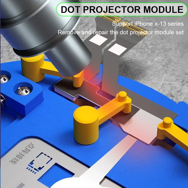MECHANIC F-FIX Dot Matrix Projector Repair Fixture Face ID Platform For iPhone X-13 PRO Max BGA Reballing Stencil holder