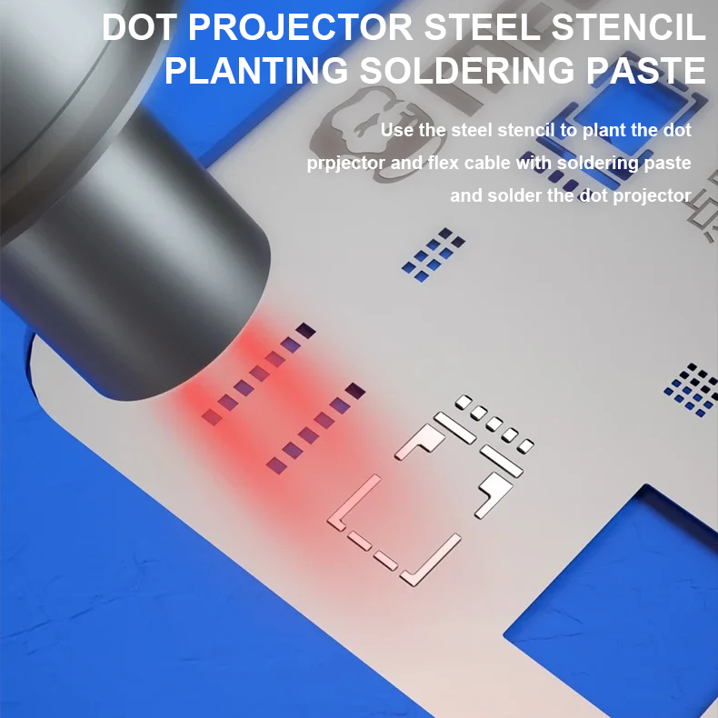 MECHANIC F-FIX Dot Matrix Projector Repair Fixture Face ID Platform For iPhone X-13 PRO Max BGA Reballing Stencil holder