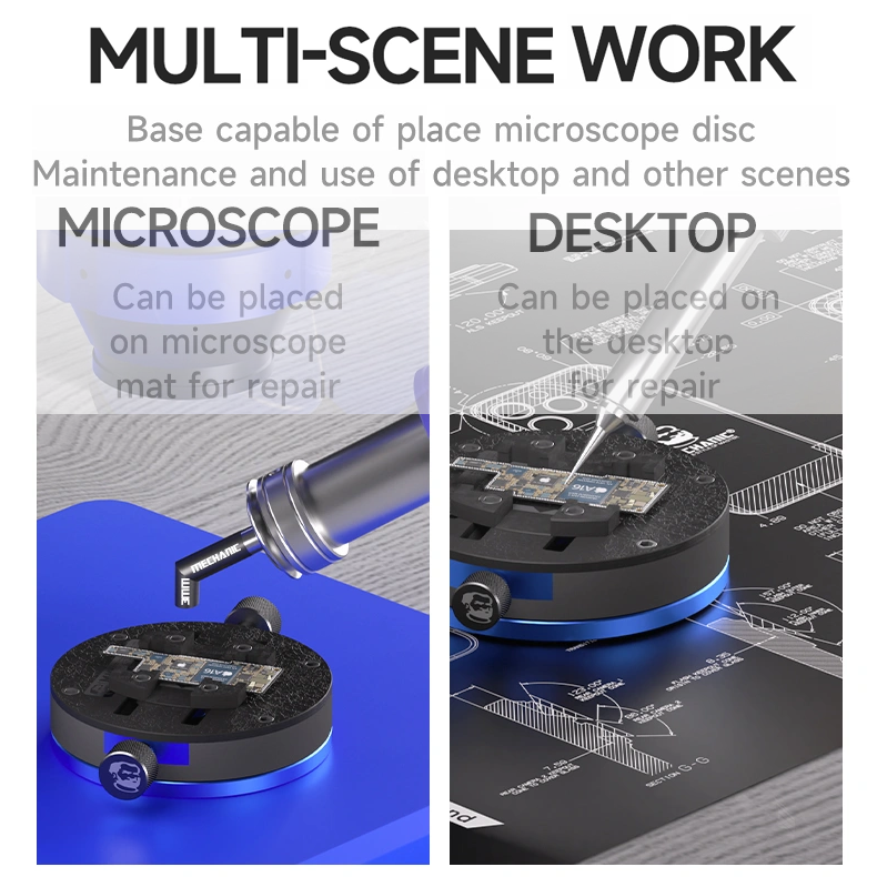 Mechanic MK1 360° Universal Rotary Fixture Phone Motherboard IC Chip Clamping PCB board Repair Rework Soldering Fixture