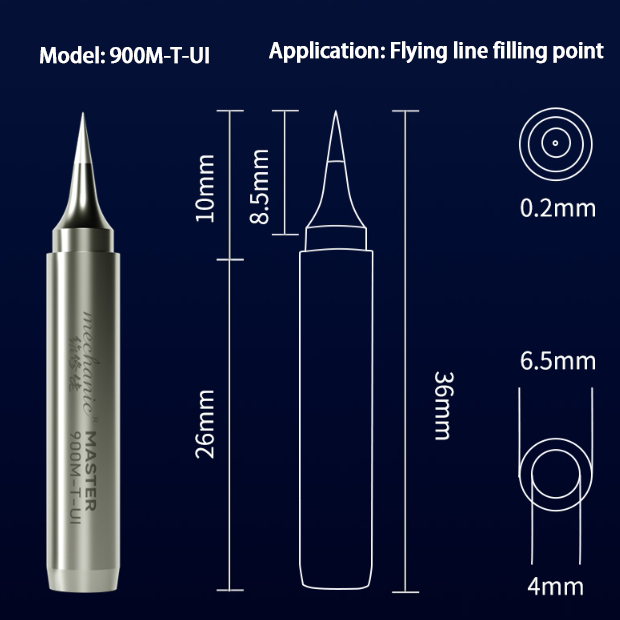 MECHANIC Master Series Solder Iron Tip 900M-T-US / 900M-T-UI