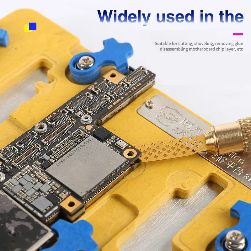 MECHANIC 034 Non-Slip Metal Scalpel Knife Kit Cutter Engraving Craft Carving Knives 34 Blades Phone PCB Stencil Repair Hand Tool