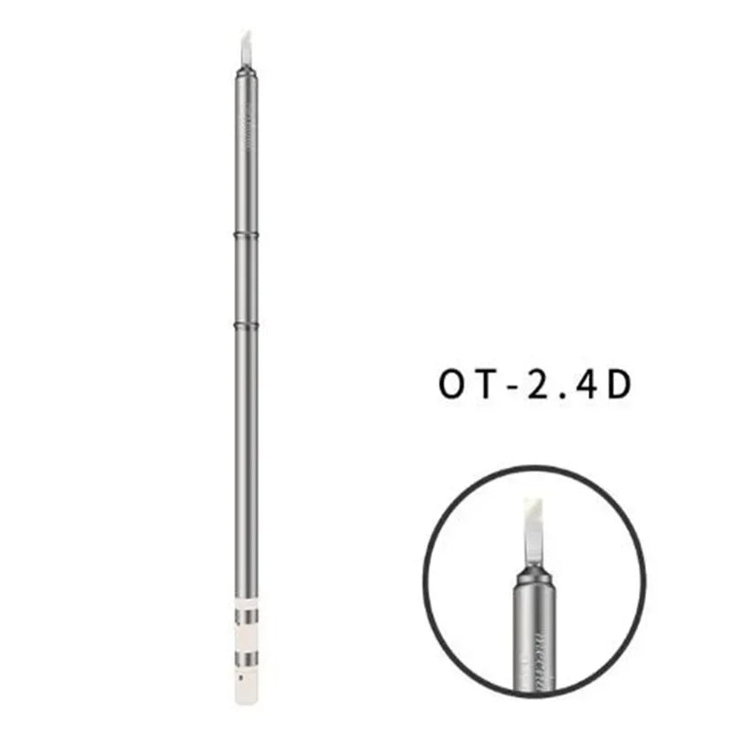 MECHANIC OT Series Integrated Long Solder Iron Tip External Heat Rapid Heating Welding Tips Suit for T12 Pro Soldering Station