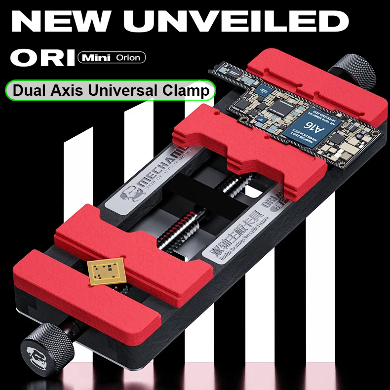 Mechanic Ori Mini Double Axis Motherboard Fixture – Precision Tool for IP & Android Motherboard IC Chip Soldering & Repair