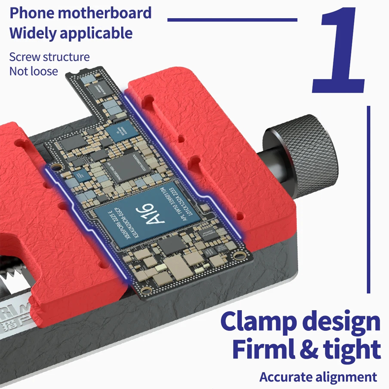 Mechanic Ori Mini Double Axis Motherboard Fixture – Precision Tool for IP & Android Motherboard IC Chip Soldering & Repair