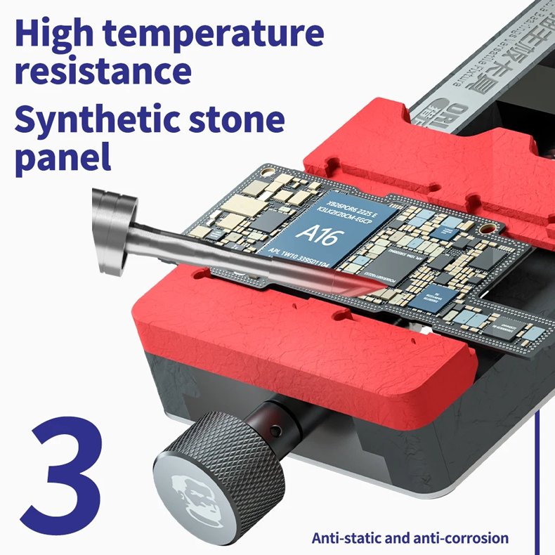 Mechanic Ori Mini Double Axis Motherboard Fixture – Precision Tool for IP & Android Motherboard IC Chip Soldering & Repair
