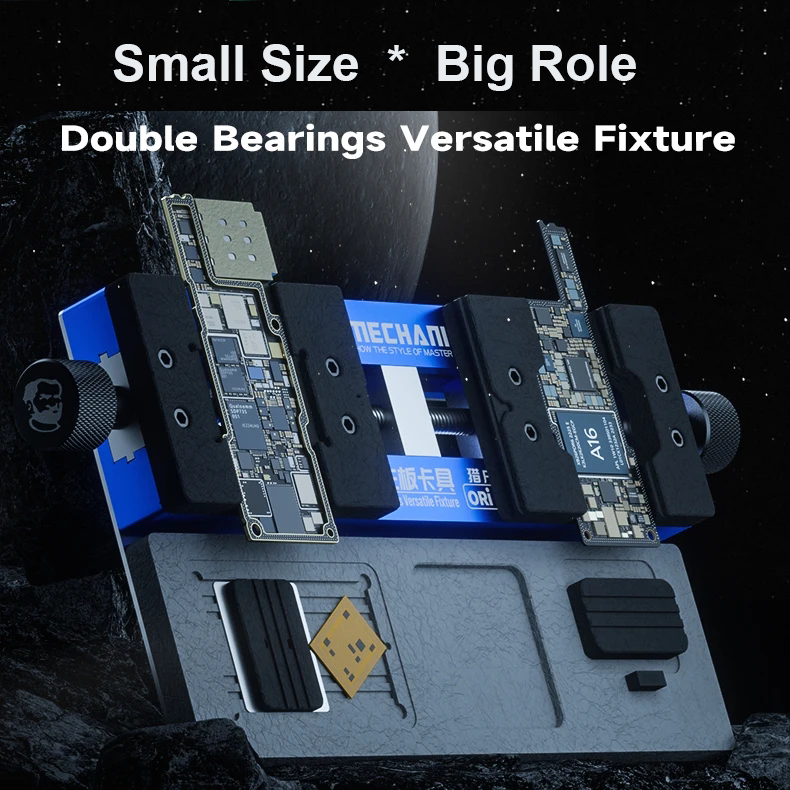 Mechanic ori pro Double Bearings Versatile Fixture Mobile Phone Motherboard IC Chip Soldering RepairDual Axis PCB Holder Fixture