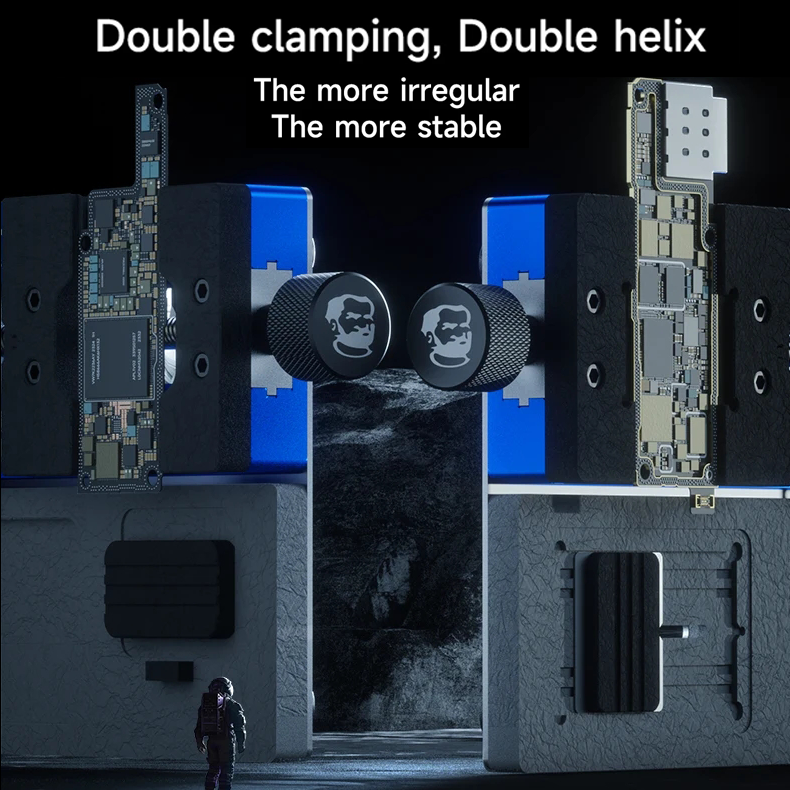 Mechanic ori pro Double Bearings Versatile Fixture Mobile Phone Motherboard IC Chip Soldering RepairDual Axis PCB Holder Fixture