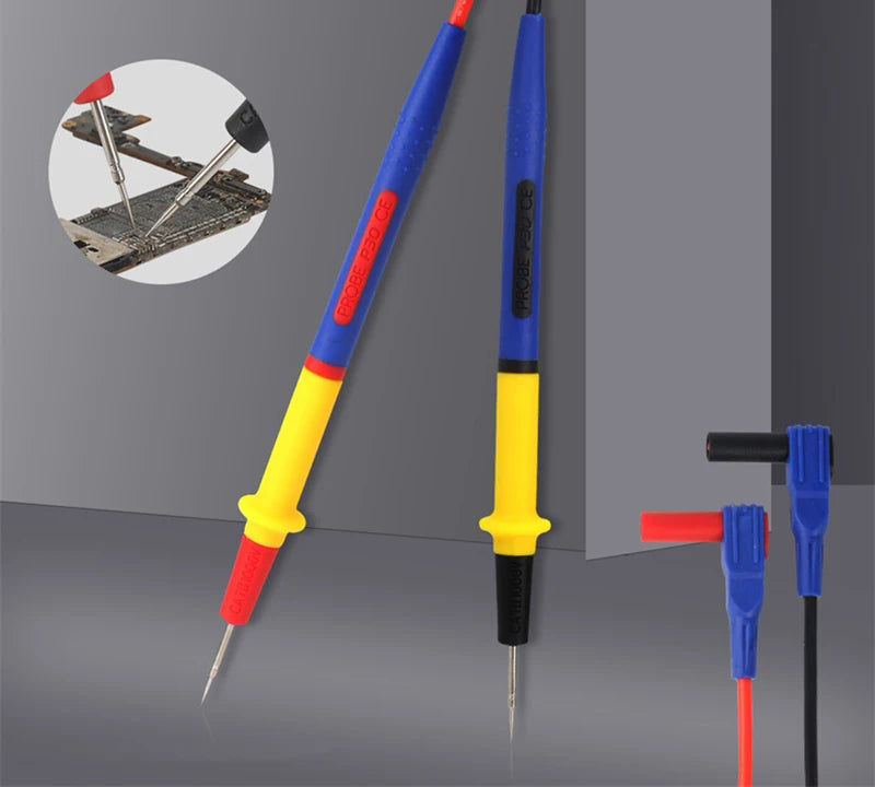 MECHANIC P30 P40 Multimeter Pen 1000V 20A Soft Anti-Scalding Silicone Wire Extra Tip Probe Test Pen for Digital Multimeter