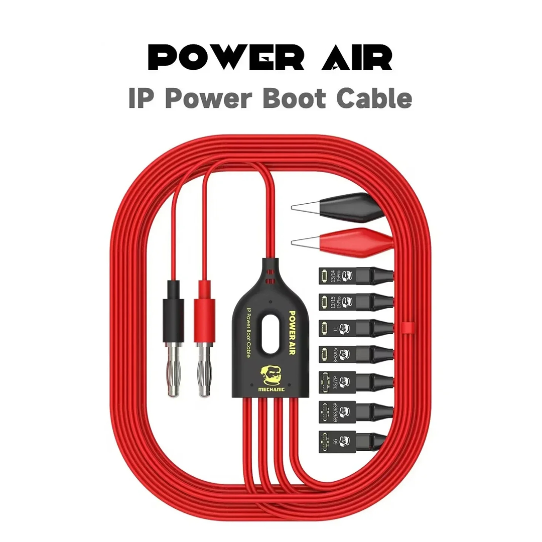 MECHANIC Power Air iPhone Power Pro Android Boot Line for Phone 6G-15 ProMax Phone Power Supply Test Line DC Power Control Cord