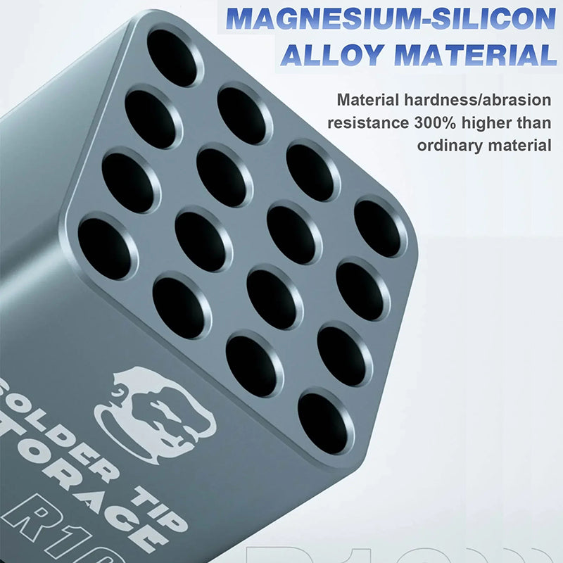 Mechanic R16 Multifunctional Soldering Iron Tips Storage Box for C210 C245 C115 T12 Heating Core Organizer Welding Head Holder