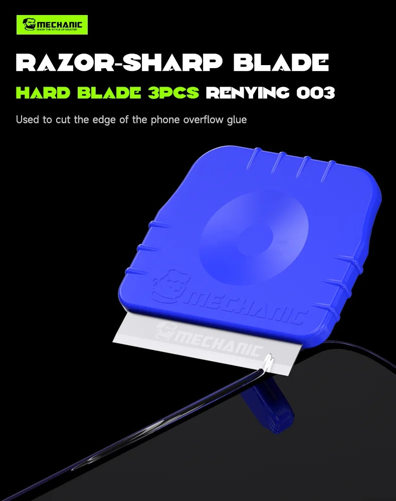 MECHANIC Multi-function Dismounting Blade Renying 009 Silicone Blade Anti-slip Safetyfor Removable Mobile Phone Screen Cover
