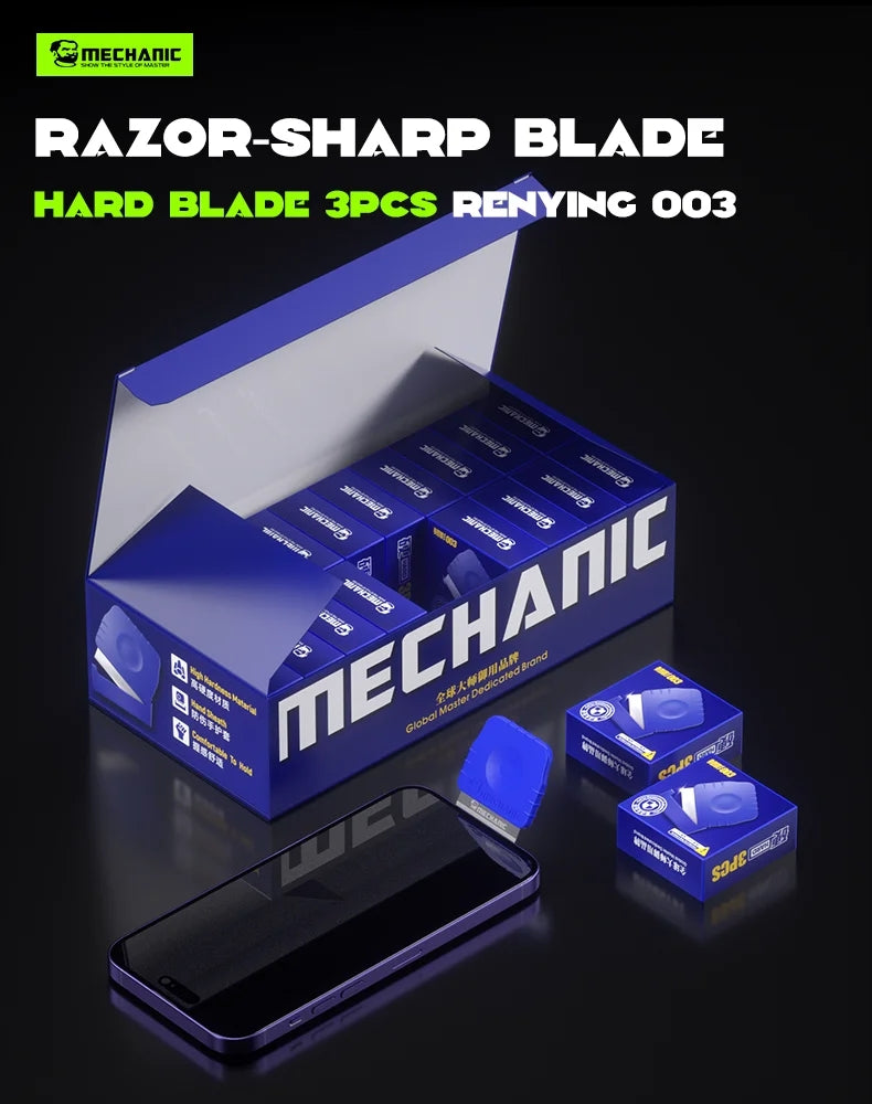 MECHANIC Multi-function Dismounting Blade Renying 009 Silicone Blade Anti-slip Safetyfor Removable Mobile Phone Screen Cover