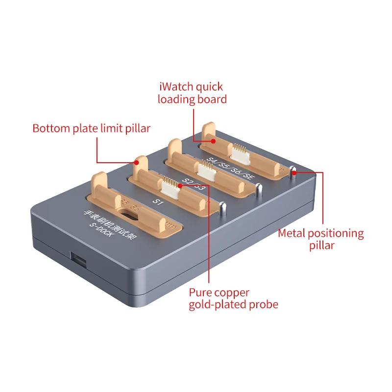 AiXun S-Dock Apple Watch Restore Tester For S1 S2 S3 S4 S5 S6 SE