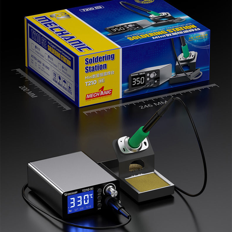 MECHANIC T210 SE Soldering Station LED Digital Adjustment Auto Sleep Quick Heating 210 Micro Electronic Repair Welding Tools