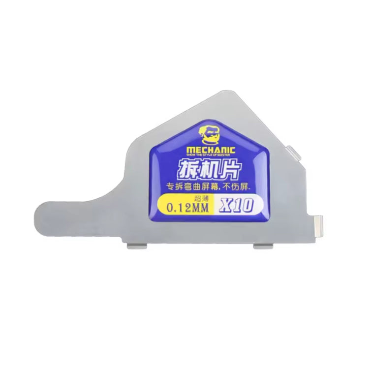 MECHANIC X10 Ultra Thin Steel Disassemble Sheet 0.12mm Thickness Stainless Steel Card LCD Mobile Phone Screen Sheet Opening Tool