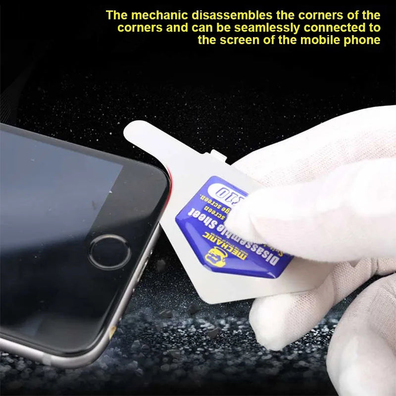 MECHANIC X10 Ultra Thin Steel Disassemble Sheet 0.12mm Thickness Stainless Steel Card LCD Mobile Phone Screen Sheet Opening Tool