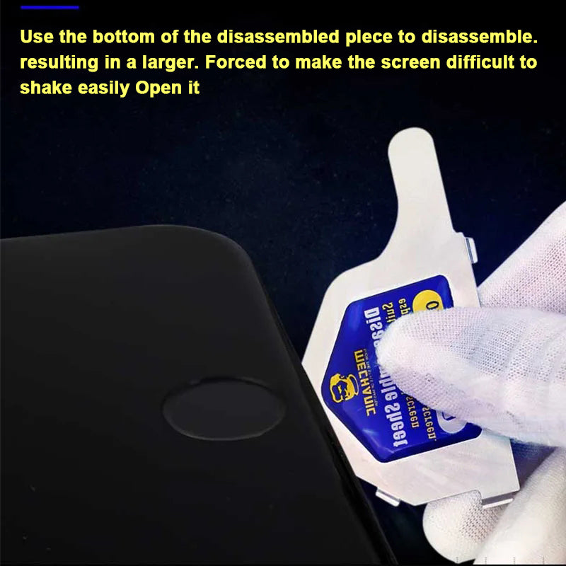 MECHANIC X10 Ultra Thin Steel Disassemble Sheet 0.12mm Thickness Stainless Steel Card LCD Mobile Phone Screen Sheet Opening Tool
