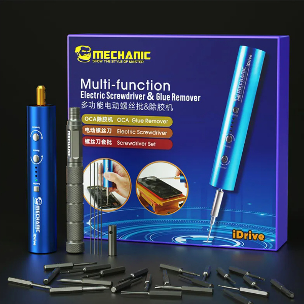 Mechanic iDrive Multi-function Electric /Manual Screwdriver Set OCA Glue Remover Machine Used For Disassembling Precision Parts