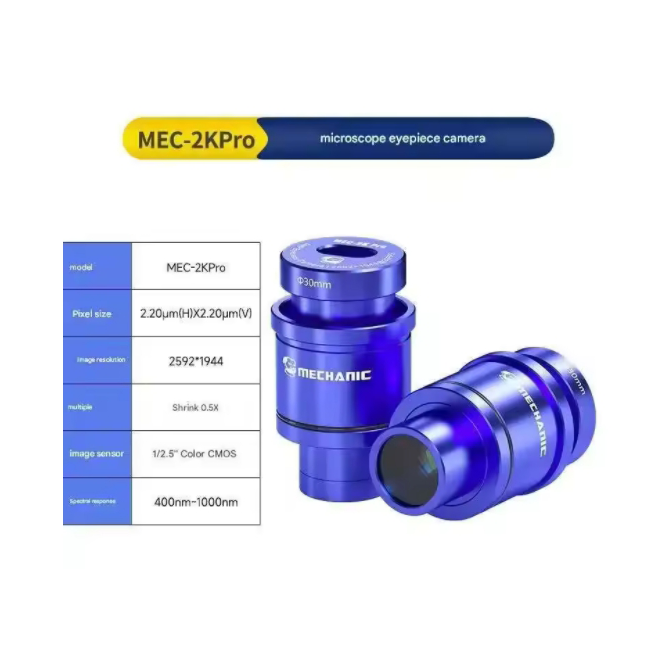 Mechatronics MEC 2K/2K Pro/4K Electronic Eyepiece Camera For Bio-Stereo Microscopes Maintenance Tool For Mobile PCBs