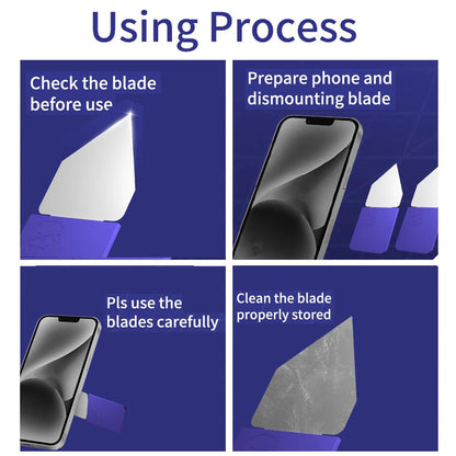 MECHANIC Multi-function Dismounting Blade Renying 009 Silicone Blade Anti-slip Safetyfor Removable Mobile Phone Screen Cover