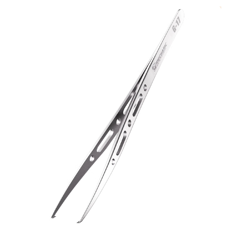 MECHANIC Repair Tools G-17 Motherboard Layered Stainless Steel Tweezers For Mobile Phone Chip Tinning Motherboard BGA Layering