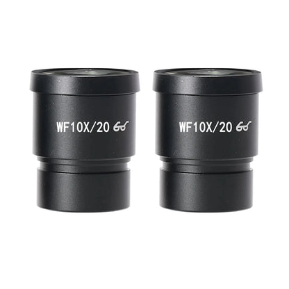 Microscope Accessories 20X 10X Adjustable Eyepiece 0.5X 1/3CTV Suitable For Mobile Phone Maintenance Stereo Microscope Use