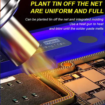 Mechanic iBGA 13 14 15 Middle Frame BGA Reballing Platform For iPhone X-15 Pro Max Motherboard Rework Tin Mesh Template Fixture