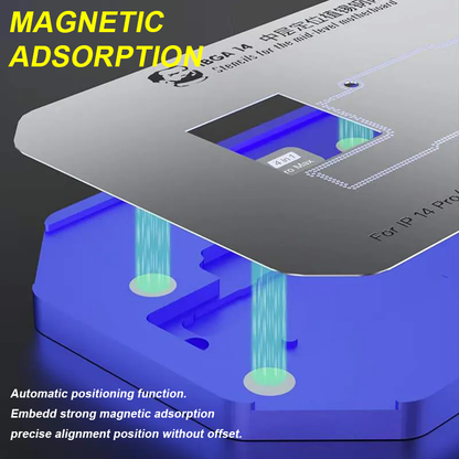 Mechanic iBGA 13 14 15 Middle Frame BGA Reballing Platform For iPhone X-15 Pro Max Motherboard Rework Tin Mesh Template Fixture