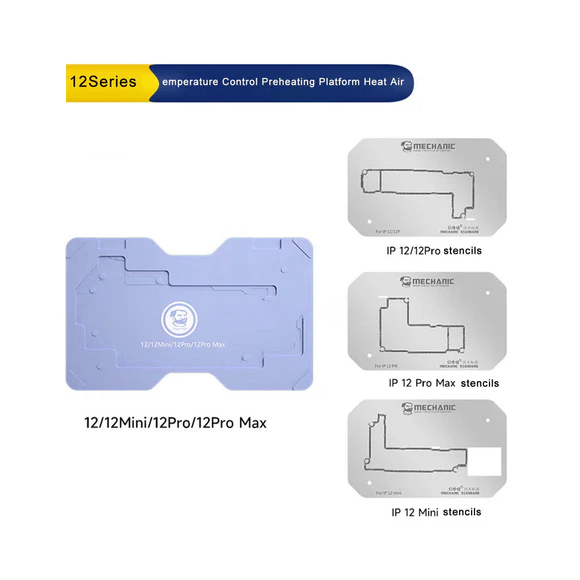 MECHANIC HEAT AIR Intelligent Preheating Platform For iPhone X-16 PRO MAX Motherboard Layered Chip BGA Stencil/Dot Matrix Repair