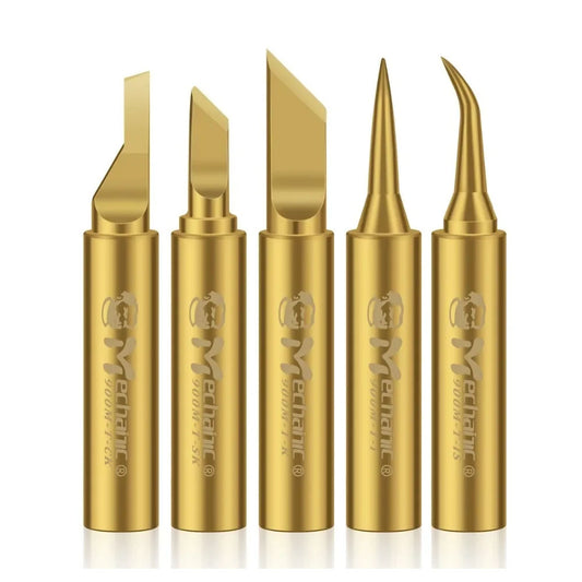 MECHANIC 900M-T Series Pure Copper Electric Solder Iron Tip Glue Removal Soldering Tips for BGA Repair Welding Station Tool Kit