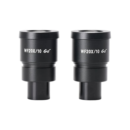 Microscope Accessories 20X 10X Adjustable Eyepiece 0.5X 1/3CTV Suitable For Mobile Phone Maintenance Stereo Microscope Use
