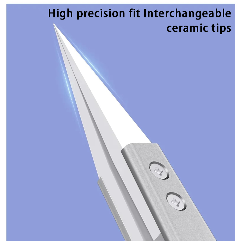 Mechanic SM-11 SM-17 S-grade Flying Wire Ceramic Tweezers High Precision Insulation Non-magnetic Anti-Static Special Tweezers