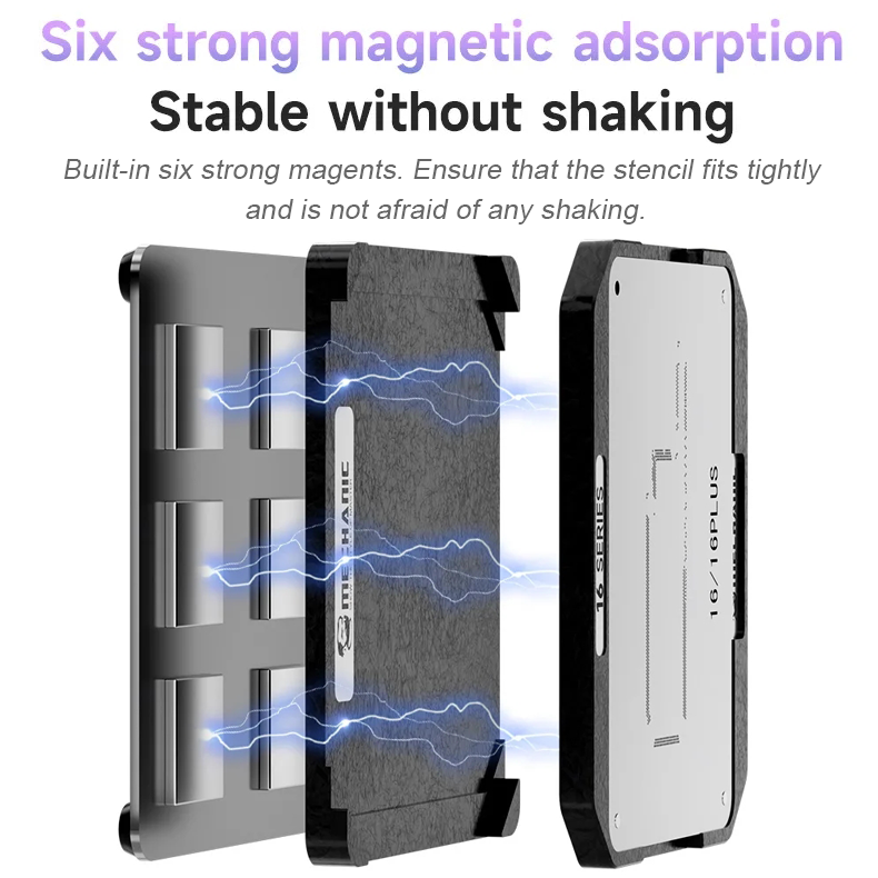 MECHANIC Mid-Layer Planting Tin Template For iPhone X XS 11 12 13 14 15 16 Pro Max Motherboard BGA Reballing Stencil Platform