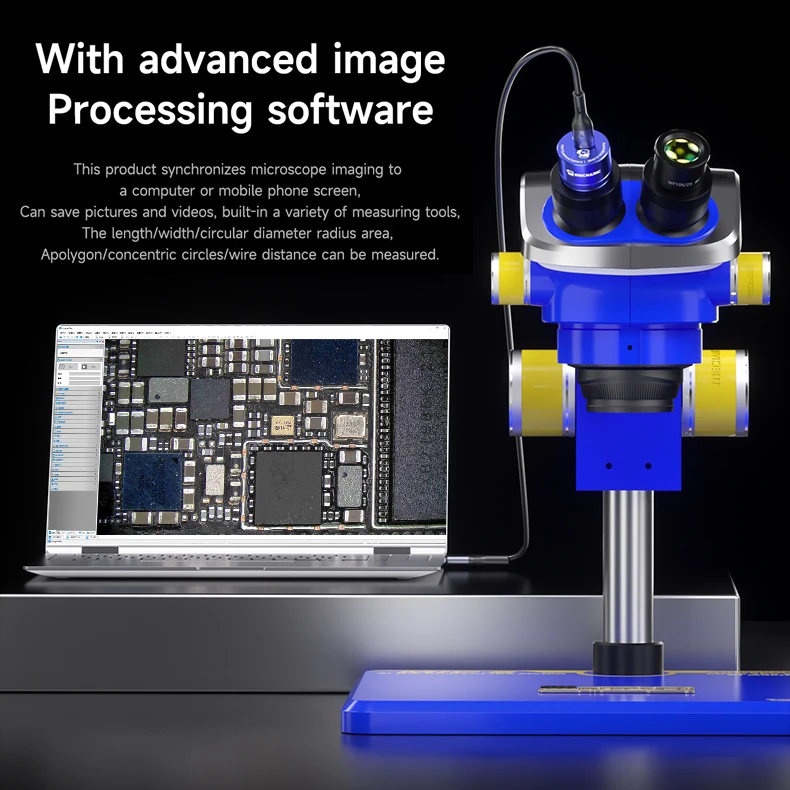 Mechatronics MEC 2K/2K Pro/4K Electronic Eyepiece Camera For Bio-Stereo Microscopes Maintenance Tool For Mobile PCBs