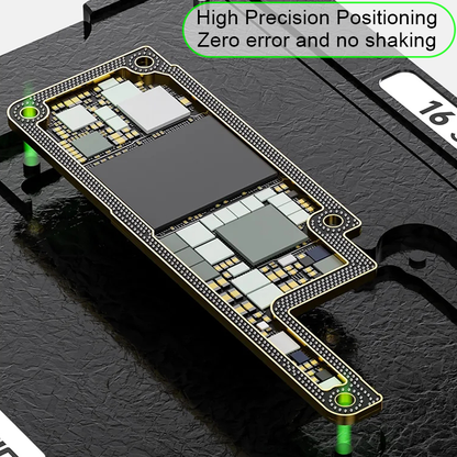 MECHANIC Mid-Layer Planting Tin Template For iPhone X XS 11 12 13 14 15 16 Pro Max Motherboard BGA Reballing Stencil Platform